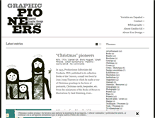 Tablet Screenshot of graphicspioneers.com